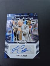 Jim Calhoun 2024 Panini UConn Contenders Private Signings card