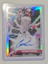 Colton Cowser 2025 Topps Cosmic Chrome Cosmic Chrome Autographs card
