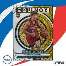 2024-25 Panini Obsidian Equinox Reed Sheppard #24 card