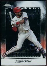 2025 Topps Chrome Update Night Terrors Dylan Crews #NT-13 card