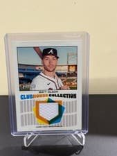 2026 Topps Heritage Clubhouse Collection Relics Matt Olson #CCR-MO card