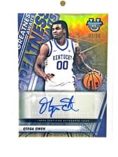 2025-26 Bowman University Best Greatness Awaits Autographs Otega Oweh #GA-OO card