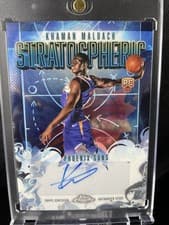 2025-26 Topps Chrome Stratospheric Signatures Rookies Khaman Maluach #SMR-KM card