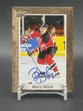 2024-25 Upper Deck Engrained Icons Beehive Portrait Signatures Bruce Driver #BH-BD card