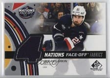 2025-26 SP Game Used 2025 4 Nations Face-Off Fabrics Dylan Larkin #4N-DL card