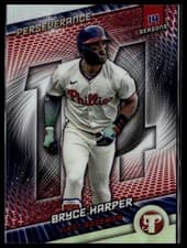 2025 Topps Pristine Perseverance Bryce Harper #P-23 card