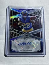 Blake Corum 2024 Panini Spectra Rookie Autograph card