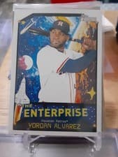 2026 Topps Heritage The Enterprise Yordan Alvarez #TE-YA card