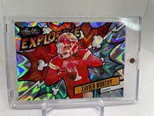 2024 Panini Absolute Explosive Xavier Worthy #EX-XWY card