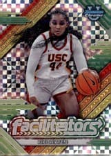 2024-25 Bowman University Chrome Facilitators Kiki Iriafen #F-20 card