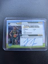 2024-25 Bowman University Chrome College Application Autographs Langston Love #CAA-LL card