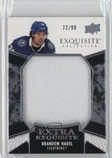 2024-25 Upper Deck Black Diamond Exquisite Collection Extra Exquisite Jersey Brandon Hagel #ECE-BH card