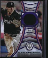 2025 Topps Tribute Tributaries Gunnar Henderson #TT-GH card