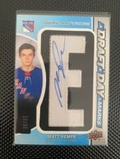 2024-25 SP Game Used Draft Day Marks Matt Rempe #DDM-MR card