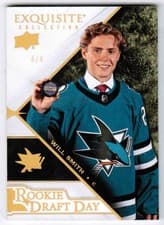 2024-25 Upper Deck Black Diamond Exquisite Collection Rookie Draft Day Will Smith #RDD-WS