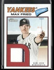 2026 Topps Heritage Real One Relics Max Fried #ROR-MF card