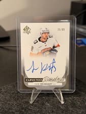 2024-25 SP Authentic Curated Signatures Sam Reinhart #SPC-SR card