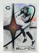 2025 Panini Black White Night Colston Loveland #30 card