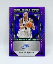 2024-25 Panini Obsidian Galaxy Ink Carlos Boozer #GI-BOZ card