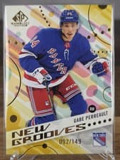 2025-26 SP Game Used New Grooves Gabe Perreault #NG-25 card