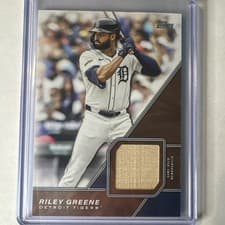 2026 Topps Major League Material Relics Riley Greene #MLM-RG card