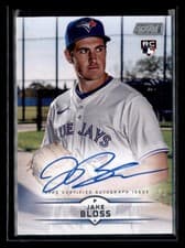 Jake Bloss 2025 Stadium Club Base Autographs card