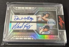 2025 Leaf Bronx Legacy Dual Autographs Don Mattingly / Wade Boggs #DA-6 card
