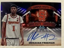 2024-25 Bowman University Chrome Campus Visits Autographs Donavan Freeman #CVA-DF card