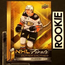 2024-25 Upper Deck NHL Firsts Cutter Gauthier #NF-3 card