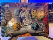 2025 Topps Cosmic Chrome Planetarium Roki Sasaki #P-15 card