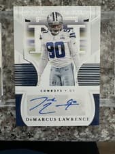 DeMarcus Lawrence 2020 Panini National Treasures Signatures card