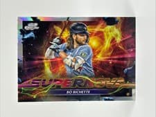 Bo Bichette 2024 Topps Cosmic Chrome Supernova card
