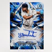 2025 Bowman Chrome Sapphire Edition Selections Autographs Yorger Bautista #SSA-YB card