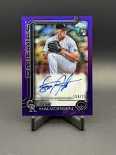 2025 Topps Chrome Rookie Autographs Seth Halvorsen #RA-SH card