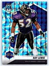 Ray Lewis 2021 Panini Mosaic card