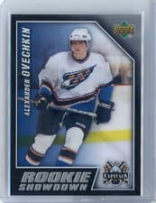 2006 Upper Deck Rookie Showdown Alexander Ovechkin, Sidney Crosby #RSSCAO