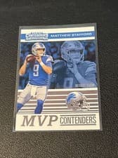 Matthew Stafford 2019 Panini Contenders MVP Contenders card