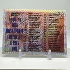 1996 Topps Chrome Checklist Refractor #111