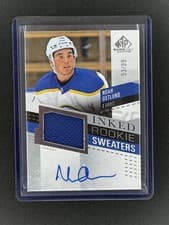 2025-26 SP Game Used Inked Rookie Sweaters Noah Ostlund #IRS-NO card