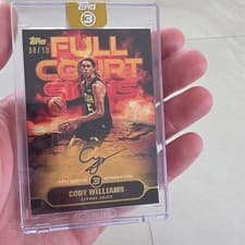2025-26 Topps 3 Full Court Signs Cody Williams #FS-CW card