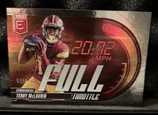 2025 Donruss Elite Full Throttle Terry McLaurin #19 card