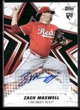 2026 Topps Baseball Stars Autographs Zach Maxwell #BSA-ZAM card