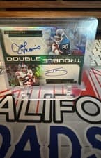 Joe Morris / Tyrone Tracy Jr. 2025 Score Double Trouble card