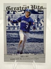 2026 Topps 2025 Greatest Hits Bobby Witt Jr. #GH-18 card