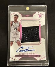Cameron Thomas 2021 Panini National Treasures card