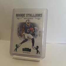 2024 Panini Contenders Rookie Stallions Keon Coleman #19 card