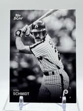 2025 Topps Black & White Base Set Mike Schmidt #2 card