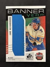 2025-26 SP Game Used 2025 Winter Classic Banner Year Relics Jake Neighbours #BYWC-JN