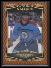 Kyle Connor 2024-25 Upper Deck Stature 2023-24 Base Update Auto card