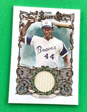 2025 Topps Allen & Ginter Allen & Ginter Relics Hank Aaron #AGR-HA card